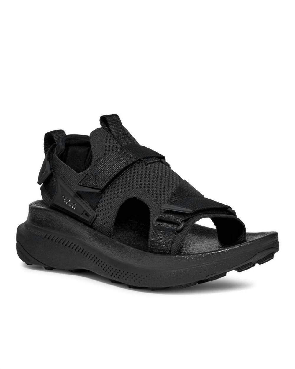 NEW TEVA women's aventrail trail running sandal in black/black